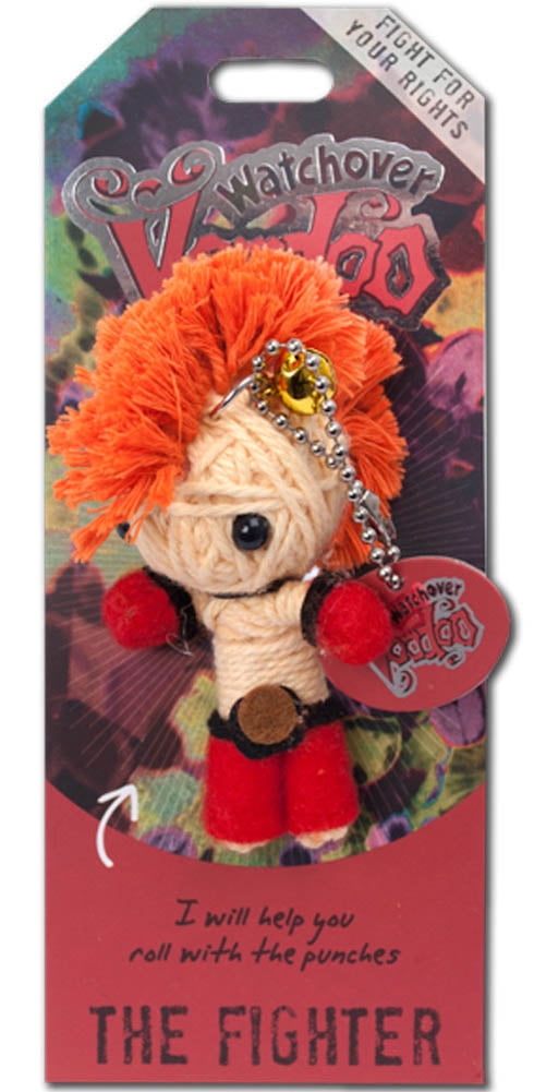 red voodoo doll