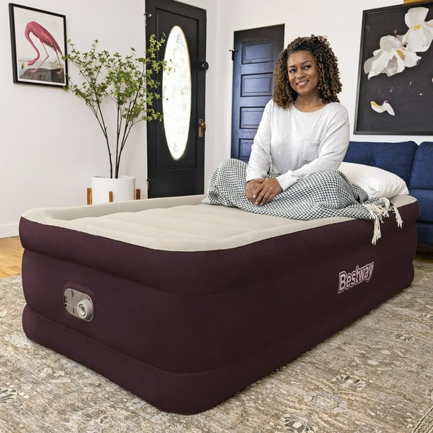 Bestway Twin Size Inflatable Air Mattress Bed, 20