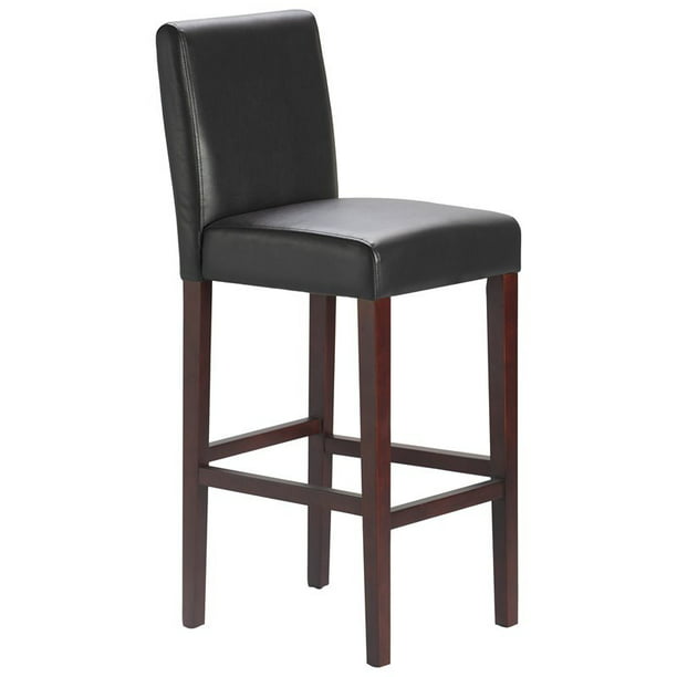 Serta Liam 29 5 Leather Bar Stool Set, Brown Leather Bar Stools With Back