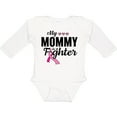 thumbnail image 3 of Inktastic Breast Cancer Awareness My Mommy is a Fighter Boys or Girls Long Sleeve Baby Bodysuit, 3 of 5