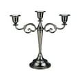 thumbnail image 3 of Candelabro Macarena Decorativo de Metal 3 Brazos Negro, 3 of 8