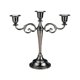 thumbnail image 3 of Candelabro de 3 brazos, centro de mesa romántico para bodas, vacaciones, candelabro de Metal para decoración de aniversario de comedor Negro, 3 of 9