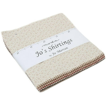 Cotton Shirting Fabric - Jo's Shirtings Moda Charm Pack by Jo Morton; 42 - 5