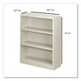 thumbnail image 2 of HON® Brigade Steel Bookcase, 3 Shelves, Light Gray, 2 of 4