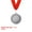 Silver, variant on Uxcell Award Medals, Prize Winner Medals with Red Neck Ribbon Medals for Meetings Gold