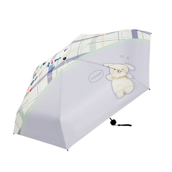 Small Compact Travel Umbrella Sun 5 Folding Mini Windproof Umbrella, UPF50  Lightweight Portable Sun&Rain Umbrellas for Outdoor