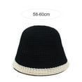 thumbnail image 2 of Sombrero de pescador plegable con circunferencia de 58-60 cm, sombrero de protección solar para mujer, sombrero de pescador sencillo a juego con colores, 2 of 5