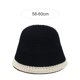 thumbnail image 2 of Sombrero de pescador plegable con circunferencia de 58-60 cm, sombrero de protección solar para mujer, sombrero de pescador sencillo a juego con colores, 2 of 5