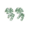 thumbnail image 3 of Aojekbee Toddler Boys Fall Outfits Tie-Dye Print Long Sleeve Sweatshirts and Long Pants 2Pcs Clothes Set, 3 of 10