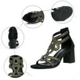 thumbnail image 2 of LEEy-World Womens Shoes Topic Open Toe Buckle Ankle Strap Espadrilles Flatform Wedge Casual Sandal, 2 of 5
