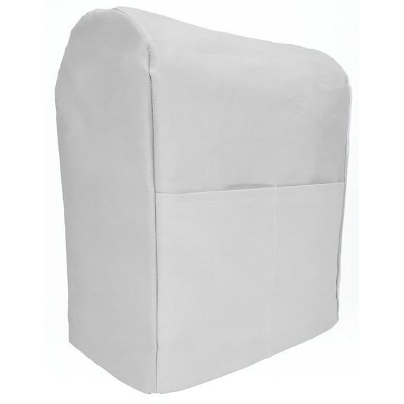Waterproof Canvas Cover Compatible with Cuisinart 5.5qt Precision Master Stand Mixer by Penny's Needful Things (White)