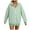 Green, variant on Women's Zip Up Hoodie Fleece Jackets Cropped Sweatshirts Fall Outfits Casual Comfy Y2k Tops Winter Clothes 2025 Hoodies Women (Red,S)