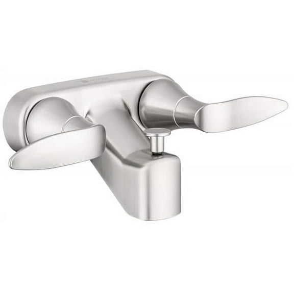 Dura Faucet DF-SA110LH-SN RV Lavatory Faucet With Tub And Shower Diverter - Satin Nickel