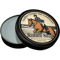 Saddle Soap for Leather Cleaning-2.8 oz-Leather Cleaner and Conditioner, Protector, and Restorer Leather Craft, Leather Soap for Car Seat, Couch, Shoe, Purse, Boot, Bag, Saddle