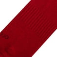thumbnail image 4 of ODD SOX Basix Athletic Crew Socks Red Heather Cushioned Footbed, Breathable Knit, Arch Support,, 4 of 6
