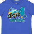 thumbnail image 4 of Inktastic 4th Birthday Monster Truck Boys Toddler T-Shirt, 4 of 5