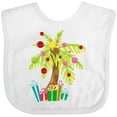 thumbnail image 3 of Inktastic Christmas Palm Tree with Presents Boys or Girls Baby Bib, 3 of 4