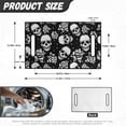 thumbnail image 7 of Yuyamidu Skull Golf Cart Seat Covers with Pockets Rose Golf Cart Seat Blanket for Club Car Seat Towel Blanket Golf Cart Accessories Easy to Install, 7 of 7