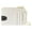 White, variant on YOUSNH Women Wallet Fashionable New Pattern Simple Solid Color Multi Card Practical Zipper Wallet Pink