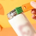 thumbnail image 4 of Brosse Compacte de Nettoyage pour Couvercle de Tasse au Design Carotte pour Bouteilles Réutilisables et Outil de Récurage Efficace, 4 of 5