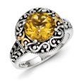 thumbnail image 1 of Sterling Silver w/14k Citrine Ring Size 7, 1 of 3