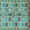 thumbnail image 1 of Ahgly Company Indoor Square Oriental Light Blue Modern Area Rugs, 3' Square, 1 of 4