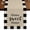 Beige, variant on Beige Sweet Home Burlap Cotton Table Runner 13x36 Inches Short, Modern Art Black Checkered Rustic Farmhouse Table Runners, Outdoor Dining Tablecloths Decor for Baby Shower/Party/Wedding