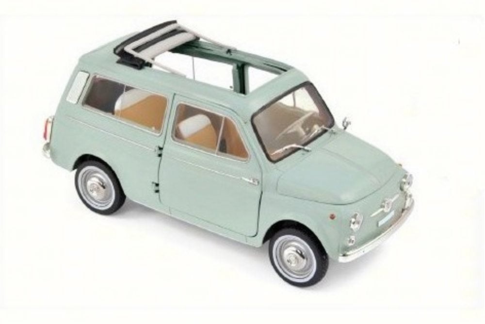 fiat 500 toy car mint green