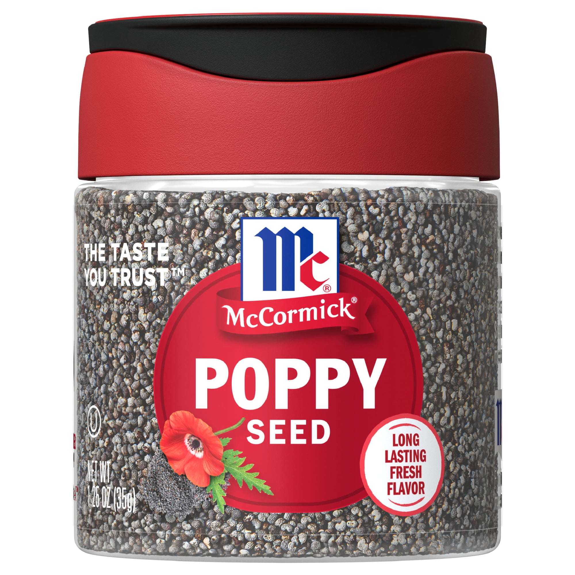McCormick Non-GMO Kosher Poppy Seed, 1.25 oz Bottle