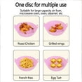 thumbnail image 5 of Wovilon Air Fryer Silicone Pot Replaces Flammable Parchment Liner, Reusable Air Frying Pan Oven Accessories Circular Tray, Round Tray Suitable For Dishwasher Fridge Oven Outdoor Fruit Basket, 5 of 7