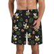 thumbnail image 1 of Balery Bees Traje de Baño Estilo Hawaiano para Hombre, Shorts de Secado Rápido con Bolsillos-XX-Large, 1 of 6