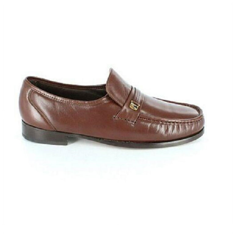 Florsheim Mens shoes Dancer Moc Toe Slip On Cognac kidskin Leather 11002 03 new Walmart