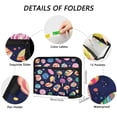 thumbnail image 3 of Organ Folder 14.2 x 0.8 x 10.6 Inches 13 Separate Pockets A4 Size Documents Folder A Sort Storage File Manager For The Home Office Colorful Candy Cartoon, 3 of 7