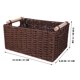 thumbnail image 5 of Cesta de almacenamiento de escritorio, cesta tejida con asa, cesta organizadora, cesta para artículos diversos del hogar, 5 of 6