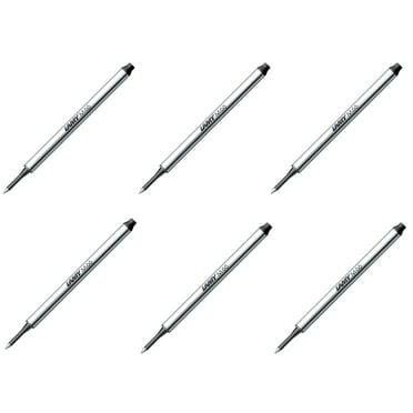 Lamy M66 Rollerball Pen Refill, Black - 6 Pack -