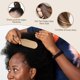 thumbnail image 4 of Cepillo de cerdas de jabalí para un peinado suave y control del encrespamiento con mango ergonómico de madera de haya., 4 of 5