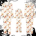 thumbnail image 5 of Leey-Word Family Matching Halloween Pajamas with Pockets for Photos and Party Perfect for Halloween Morning, A Great Holiday Gift Choice, Cozy for Relaxing at Home, 5 of 8