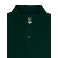 thumbnail image 2 of Wonder Nation Boys School Uniform Pique Polo Shirts with Short Sleeves, 2-Pack, Sizes 4-18 & Husky, 2 of 4