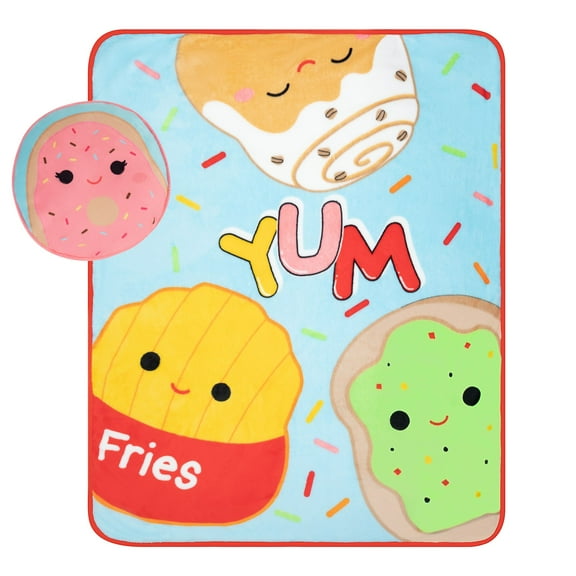 Squishmallows Pillow and Throw Set