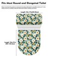 thumbnail image 7 of HELLHERO Small Floral Pattern Fashion for Household Elastic Edge Toilet Cover Universal Elastic Bottom Easy to Install, 7 of 7