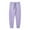 Purple, variant on Dagugfen Trackpants for Men Drawstring Elastic Waist Fitted Lightweight Casual Workout Running Pants