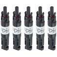 thumbnail image 1 of Conector solar con diodo impermeable Conector PV DC1000V 20A IP67 PPO Conector macho Enchufe, 1 of 5