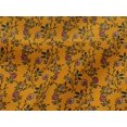 thumbnail image 4 of oneOone Viscose Jersey Fabric Leaves & Floral Block Printed Craft Fabric BTY 60 Inch Wide, 4 of 4