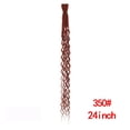 thumbnail image 2 of 24 Inch Dreadlocks Extensions 5 Strands Handmade Soft Dreads Locks Crochet Braids Synthetic Double Ended Curly Hair Extensions, 2 of 7