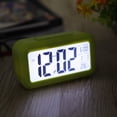 thumbnail image 4 of LED Digital Alarm Clock Repeating Snooze Light-activated Sensor Backlight Time Date Temperature Display Green, 4 of 8