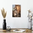 thumbnail image 2 of Elephant Stock Wild Love Wall Art - Vertical Canvas Wall Art - Living Room Wall Decor - Animal Canvas - Orange And Brown Decor By Ali Khataw - 8" x 12", 2 of 8