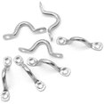 thumbnail image 5 of 15Pcs Stainless Steel Plate Eye Plates Ceiling Hook Kayak Pad for Canoe, Canoe Rigging, 5 of 8