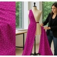 thumbnail image 5 of Soimoi Pink Cotton Voile Fabric Notes Musical Instrument Print Fabric by Yard 56 Inch Wide, 5 of 7