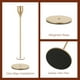 thumbnail image 5 of Portavelas Candeldo de metal dorado, juego de 3, 5 of 7
