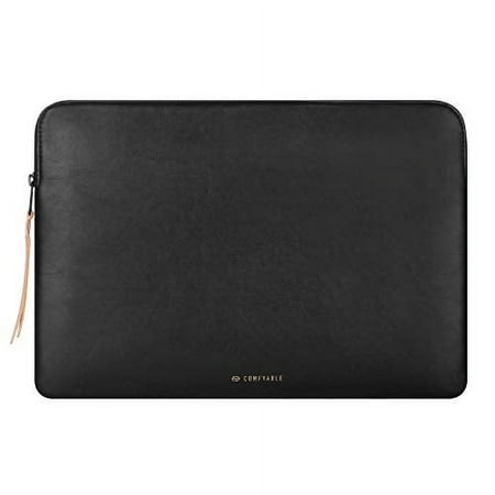 Comfyable Tablet Sleeve Compatible for iPad Pro 11 Inch 3rd / 2nd Gen 2021/2020 / iPad Air 5th / 4th Generation 2022 & Smart/Magic Keyboard w/ Pencil Holder-PU Leather Bag Waterproof Slim Case - Black